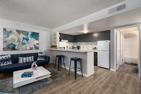 Phoenix apartment for rent - kitchen and living room