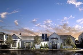 Lathrop apartment for rent - A modern building with a glass entrance and a sign that reads "400" is shown.