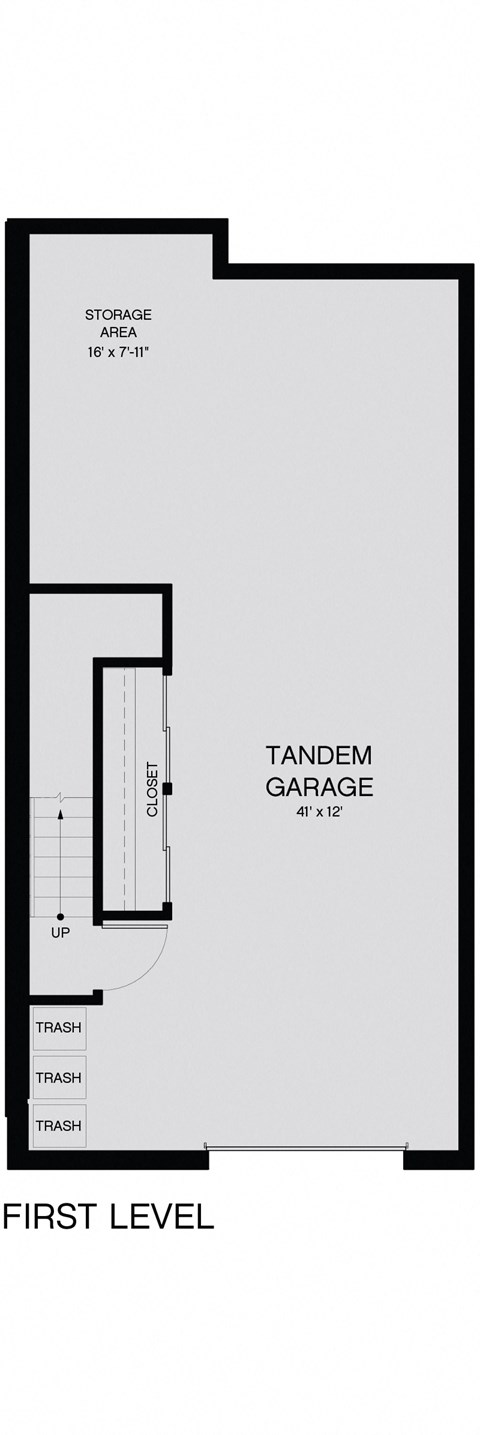 Floor plan for 3 beds, 2.5 baths, 2641 sqft