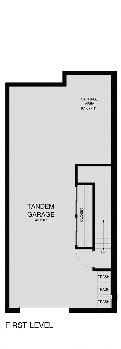 Floor plan for 3 beds, 2.5 baths, 2745 sqft