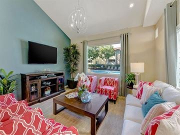 La Mesa apartment for rent - a living room with a couch and a television