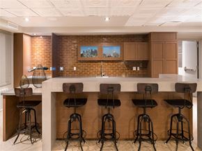 Los Angeles apartment for rent - entertainment room bar