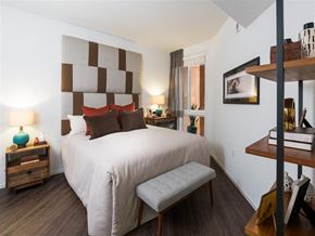 Los Angeles apartment for rent - model bedroom