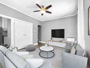 Los Angeles apartment for rent - living room at North Kingsley, Los Angeles, CA, 90027