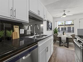 Los Angeles apartment for rent - Elegant Kitchen at Pacific Rose Apartments, Los Angeles, CA, 90034