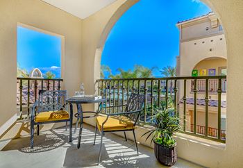 Oversized private patios & balconies