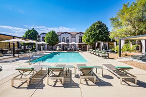 Albuquerque apartment for rent - Swimming Pool With Lounge Chairs at Cantata at the Trails, Albuquerque, 87114