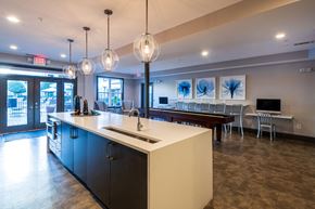 Raleigh apartment for rent - Stainless Steel Sink, Dinning Table at Oberlin Court, Raleigh, NC