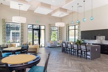 Clubhouse & social room with kitchen