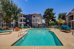 Tempe apartment for rent - Large Outdoor pool at Allure at Tempe Apartments, Tempe, 85283
