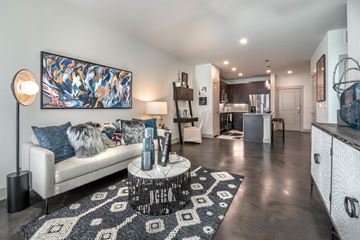 Flower Mound apartment for rent - a living room with a couch and a coffee table