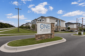 Columbia apartment for rent - The entrance to a residential complex called "The One at Columbia".