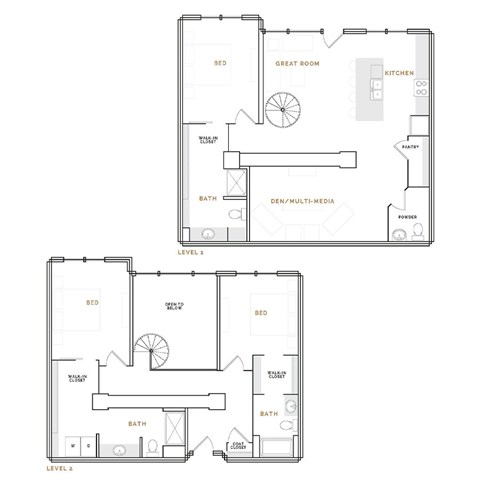 Floor plan for 3 beds, 3.5 baths, 2183 sqft