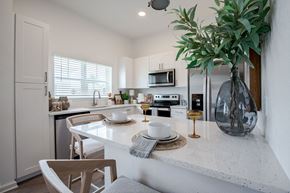West Melbourne apartment for rent - a kitchen with a white counter top and a sink