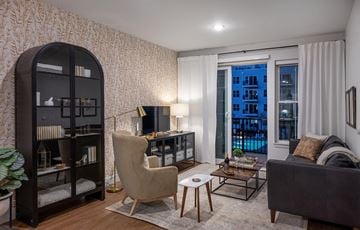 Marlborough apartment for rent - a living room with a couch and a window