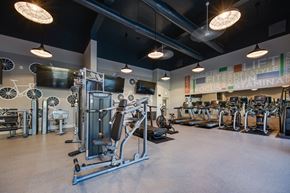 Folsom apartment for rent - Fitness Center with free weights ad cardio equipment