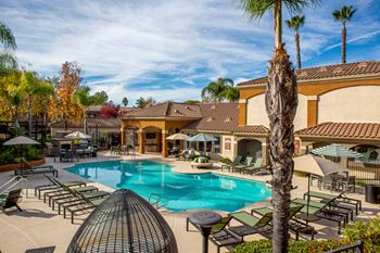 Sparkling swimming pool