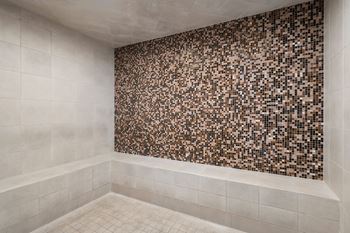 Roman-style spa and steam room