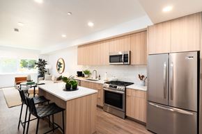 Belmont apartment for rent - kitchen and living room
