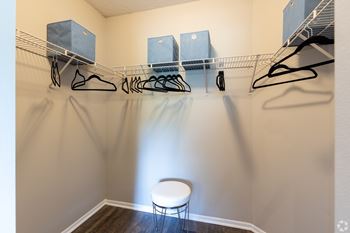 Walk-in closets & generous storage