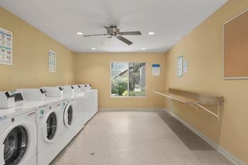 On-site laundry facilities