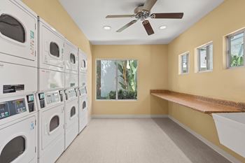 On-site laundry facilities