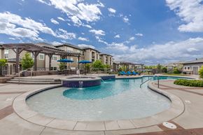 Littleton apartment for rent - the preserve at ballantyne commons pool and amenities with apartment buildings