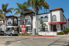 Los Angeles apartment for rent - Exterior Of Building at Pacific Rose Apartments, Los Angeles