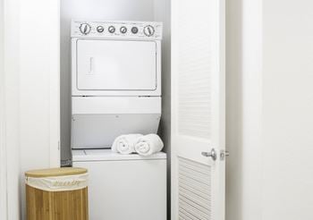 White washer and dryer 