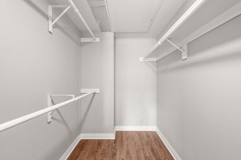 Spacious closet*