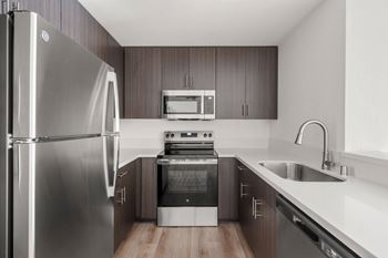 Stainless-steel appliance package with dishwasher*