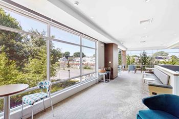 Conference room and coworking areas