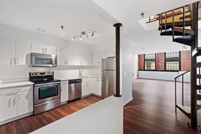 Philadelphia apartment for rent - Renovated Kitchen with Hardwood Flooring