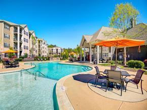 Spartanburg apartment for rent - Outdoor Pool and Seating