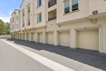 Spacious private garages available