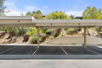 Covered carports for sun & weather protection