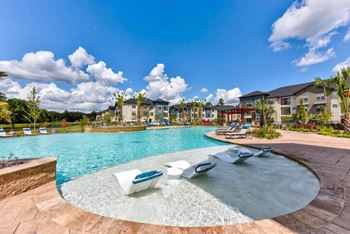 Resort style pool