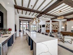 Porter apartment for rent - Kitchen with a large island at The Gregory Apartments, Porter, TX, 77365