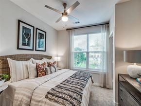 Porter apartment for rent - Bedroom with a large bed at The Gregory Apartments, Porter, TX