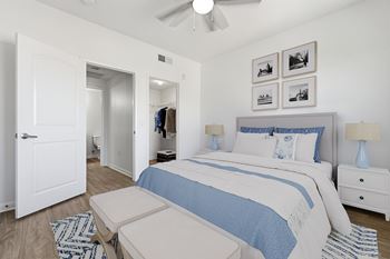Wood-style vinyl plank flooring