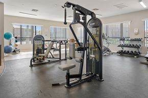 Casa Grande apartment for rent - A gym with a variety of equipment including a leg press machine.