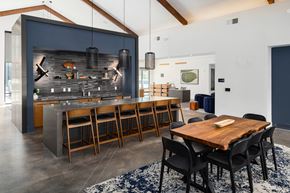 Antioch apartment for rent - the kitchen and dining area of a modern house with a large table and chairs