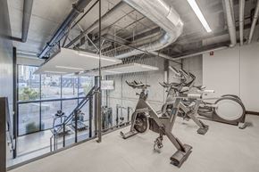 Salt Lake City apartment for rent - the gym at the district flats apartments in lenexa