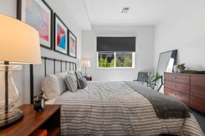 Phoenix apartment for rent - a bedroom with a bed and a window