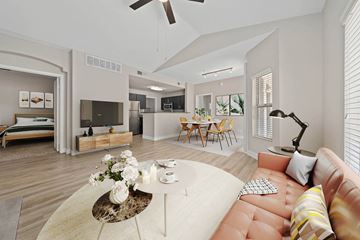 Phoenix apartment for rent - a living room with a couch and a table
