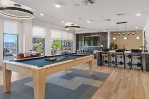 Tempe apartment for rent - the preserve at ballantyne commons pool table and dining area