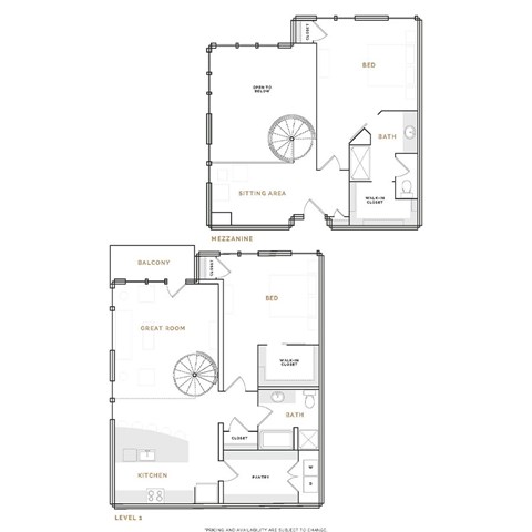 Floor plan for 2 beds, 2 baths, 1816 sqft