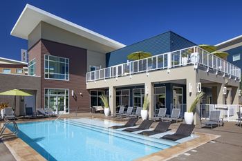 Sparkling swimming pool