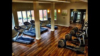 State-of-the-art two-level fitness center