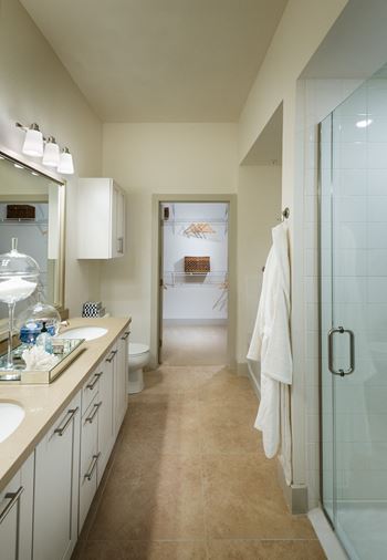 Custom designed walk-in closets with space saving options